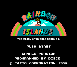 Rainbow Islands - The Story of Bubble Bobble 2 (Japan) (Sample)